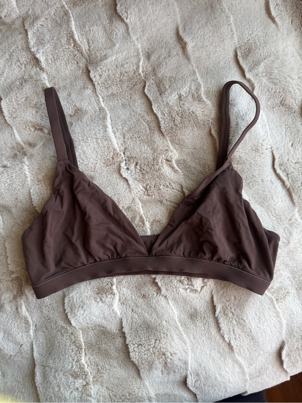 SKIMS Soft-Cup Bralette - Chocolate Brown